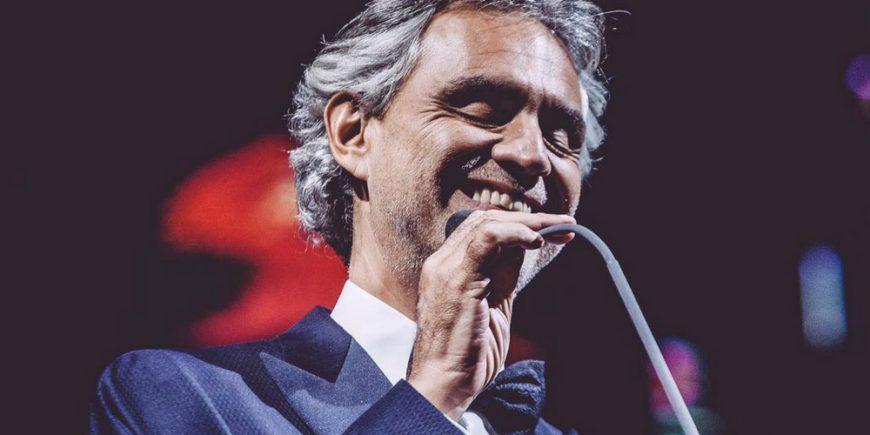 Leve seu pai ao show de Andrea Bocelli. Saiba como!