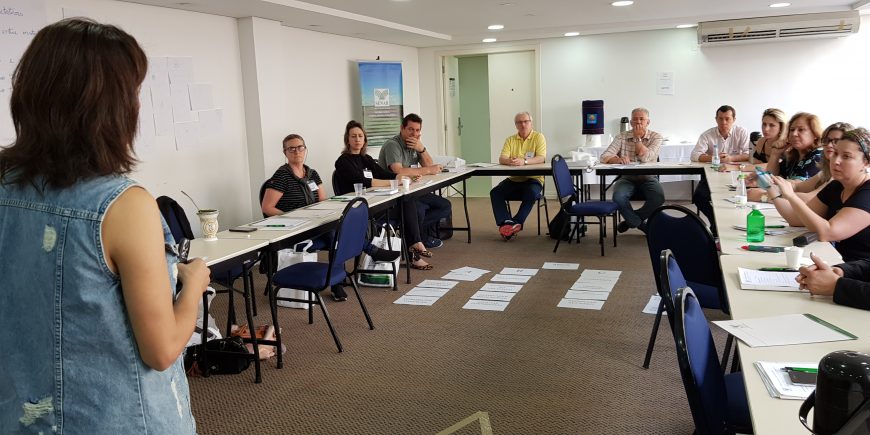 Instrutores do SENAR-RS capacitados em Tecnologia de Aplicação de agrotóxicos.